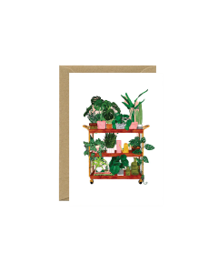 Plant shelf - Greeting Card