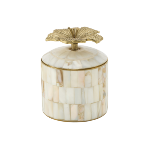 Hailey Hibiscus jewellerybox large White