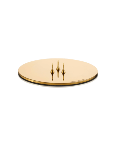 Cone Plate Small Shiny Gold