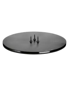 Cone Plate Medium Matt Black