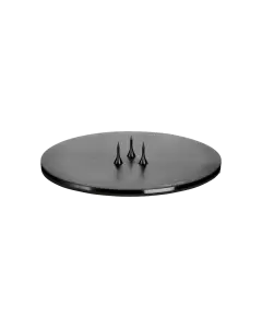 Cone Plate Small Matt Black